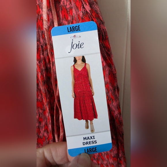 🔥NEW🔥 Joie Vibrant Red Maxi Dress - Picture 2 of 8